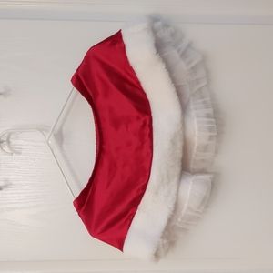 Victoria's Secret Santa Skirt, Red, O/S